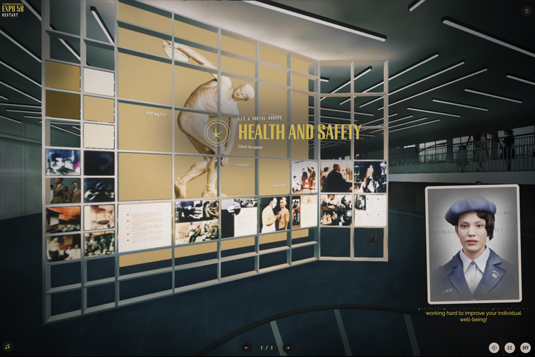 Expo-58 heath and safety slide