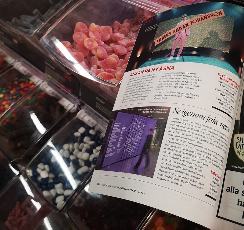 Article about Fake for Real in Swedish magazine