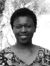 Headshot black & white of Fabienne Jouty