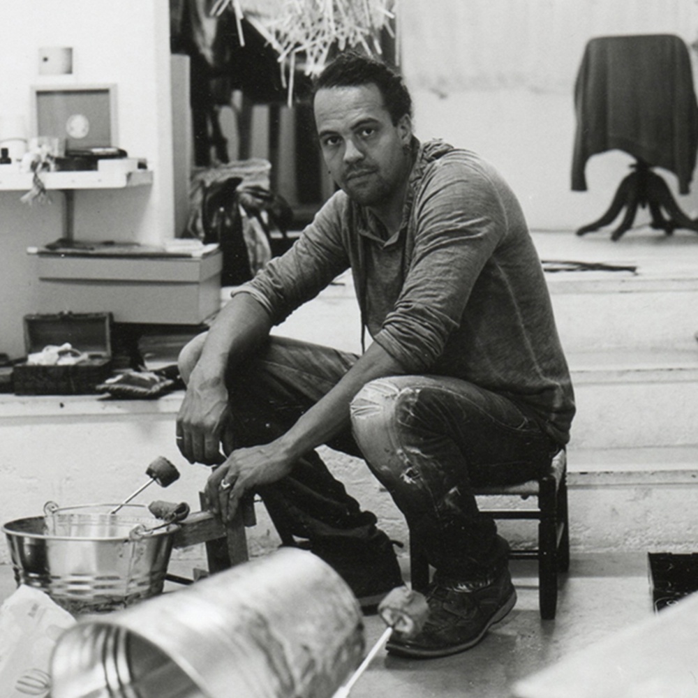 Man working in studio