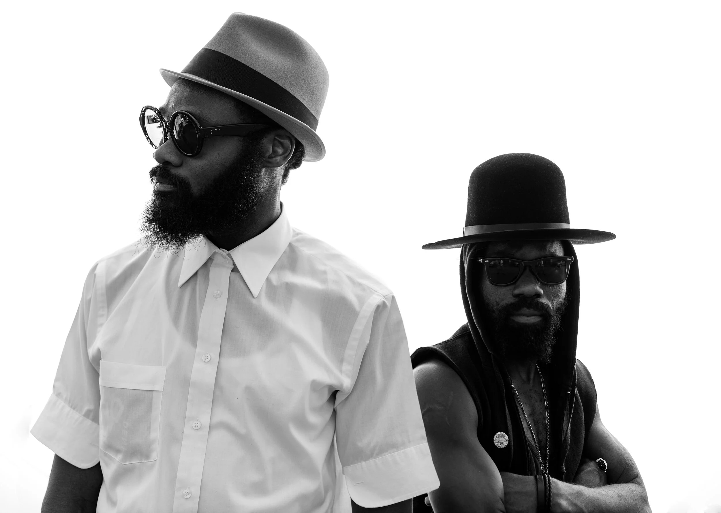 Two Black men in band
