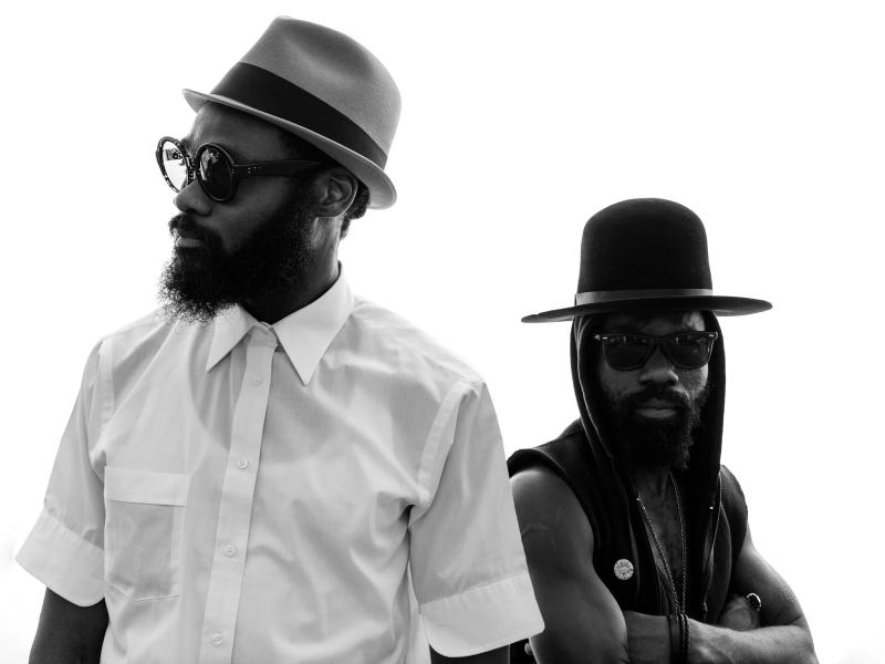 Two Black men in band