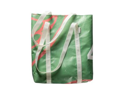 Bag made from a museum banner