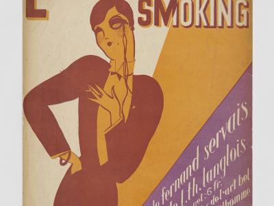 Poster of smoking advert for women