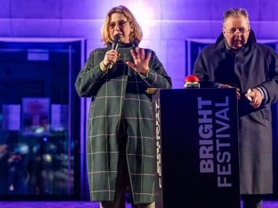 Brussels mayor and minister at Bright festival
