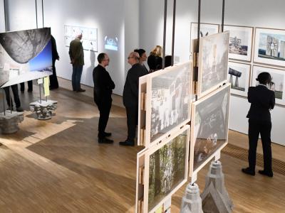 People in photo exhibition 
