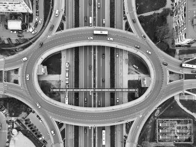 Motorways from helicoptor view