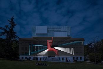Mock-up of HEH with projection