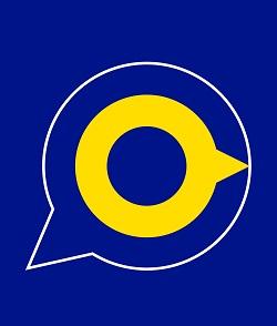 speech bubble logo