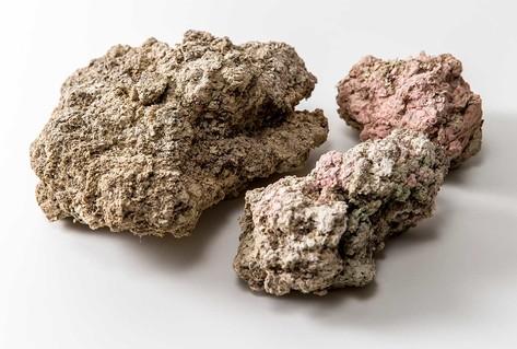 Dollops of mushed paper