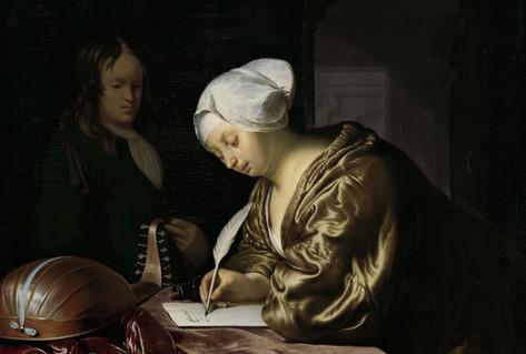 Painting letter writer Frans van Mieris