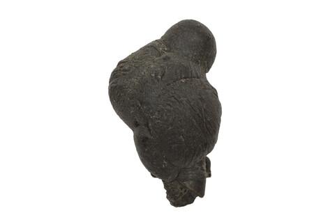 Black molten plastic