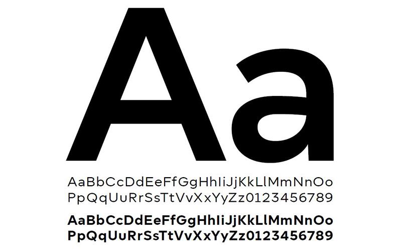 typography new HEH branding