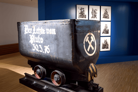 Rusty coal wagon