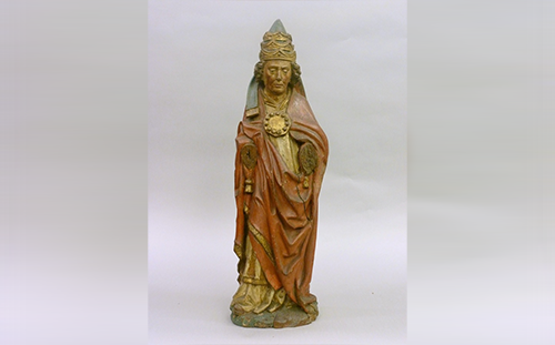 Carved figure of Pope St. Martin’s Church Utrecht